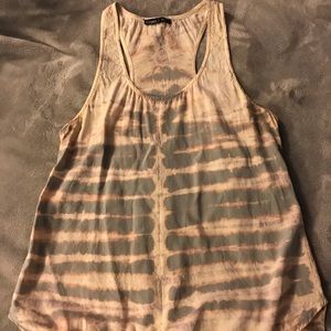 (Gypsy05) Silk Tie-Dye Racer Back Tank